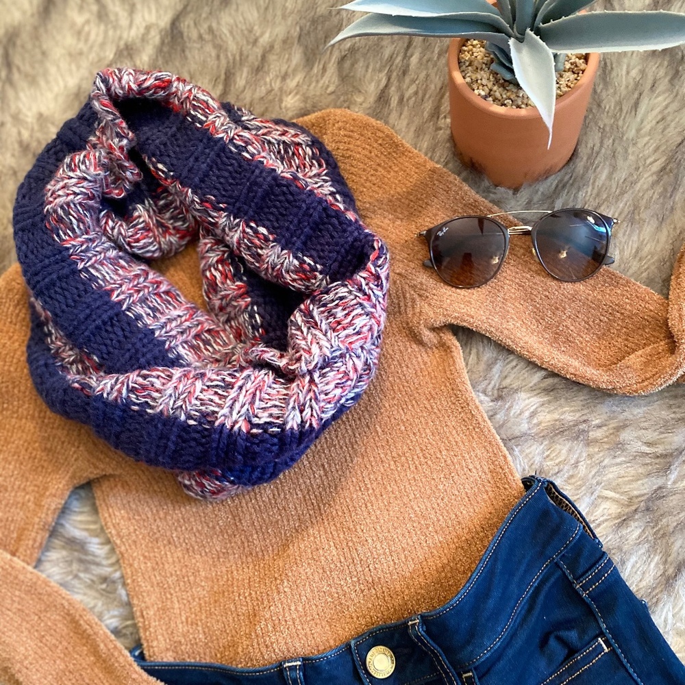 Cozy Medium-Knit Infinity Scarf
